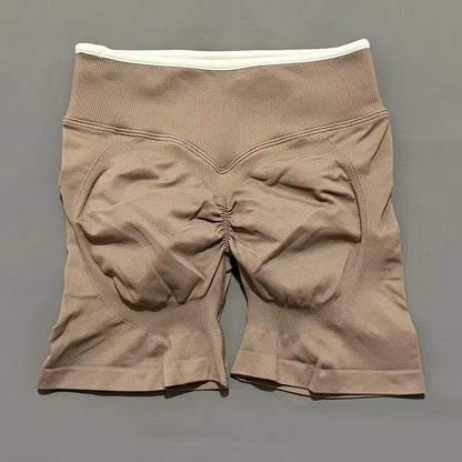 Calções Scrunch Seamless Cintura Alta