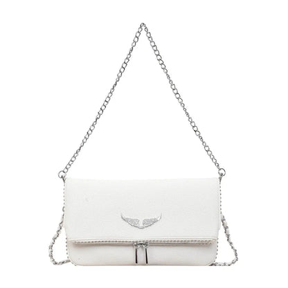 Mala Crossbody Quadrada com Corrente