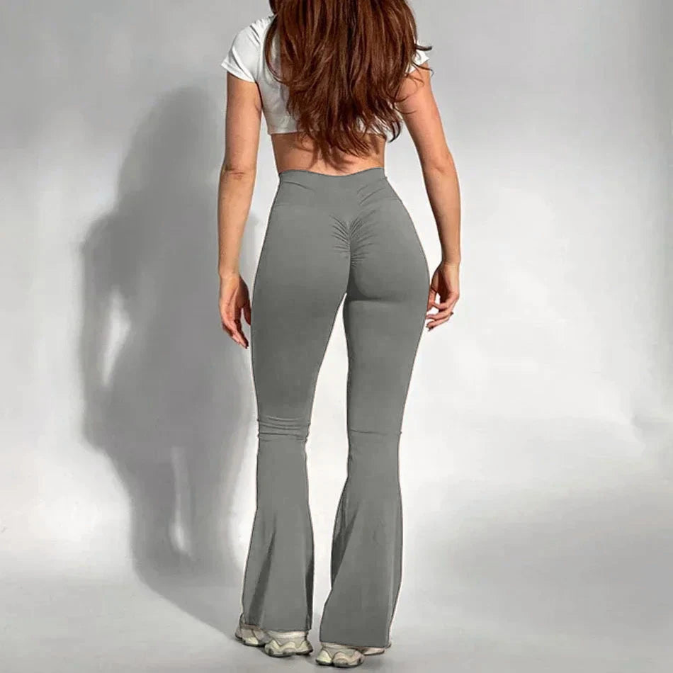 Leggings Flare Cintura Alta