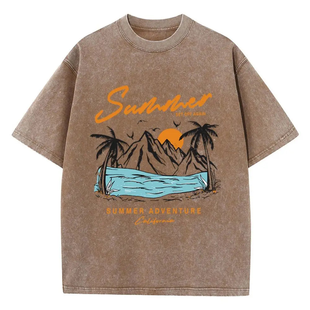 T-Shirt Oversized Algodão Lavado